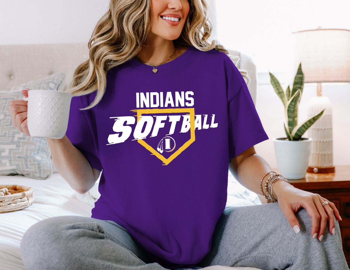 Indianola Indians Softball Slam T-shirt