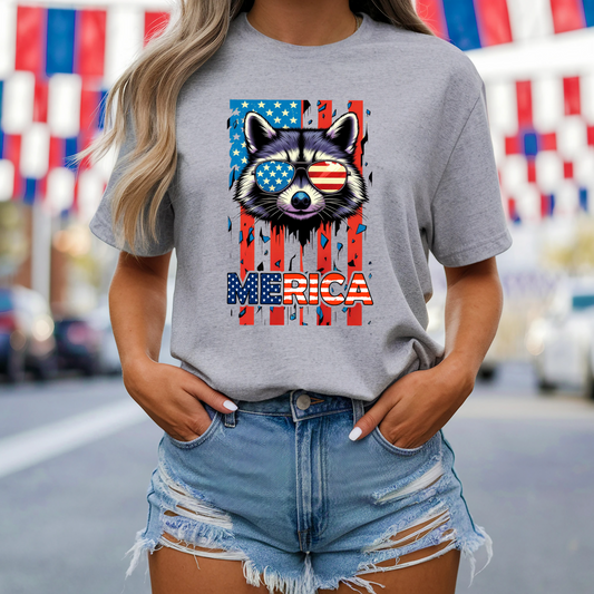 'Merica Raccoon T-shirt