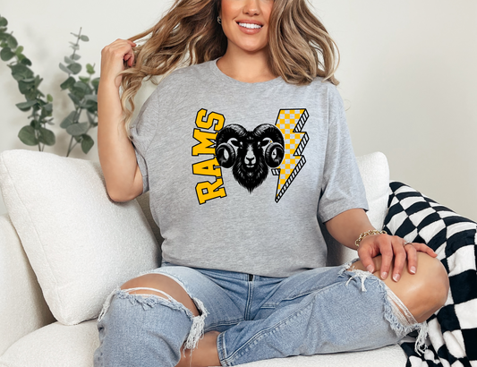 Rams Lightening Bolt T-shirt