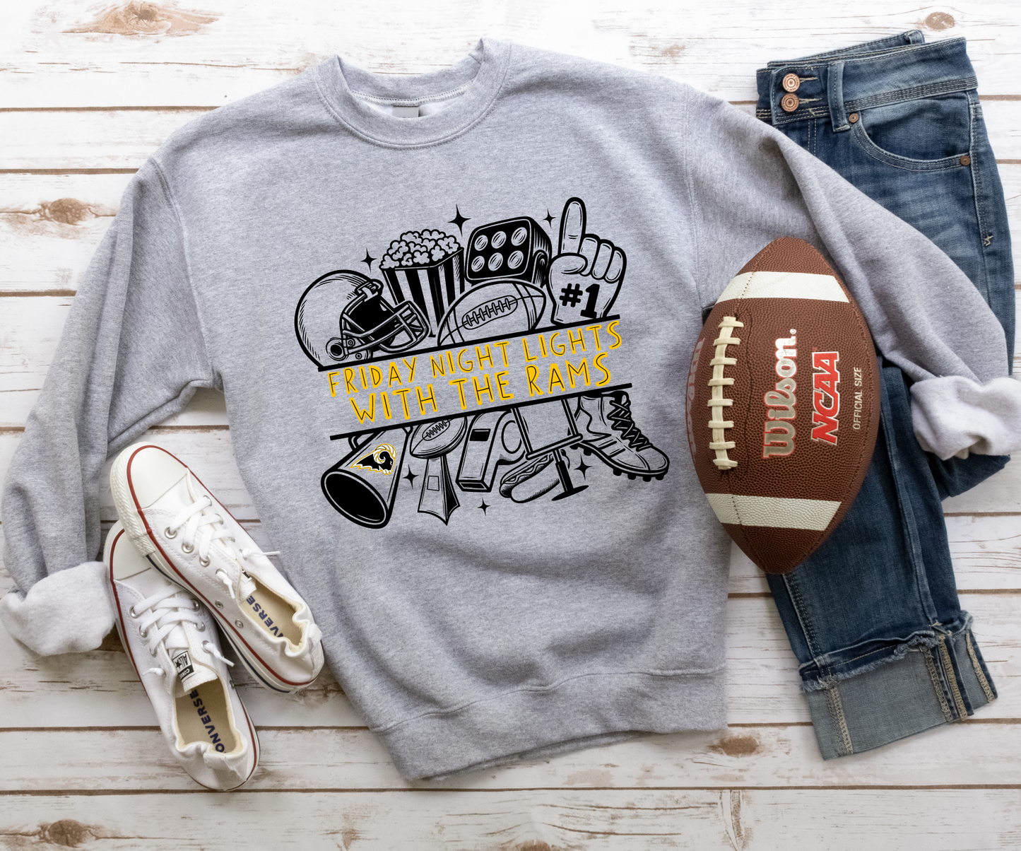 Friday Night Lights With the Rams Sweatshirt