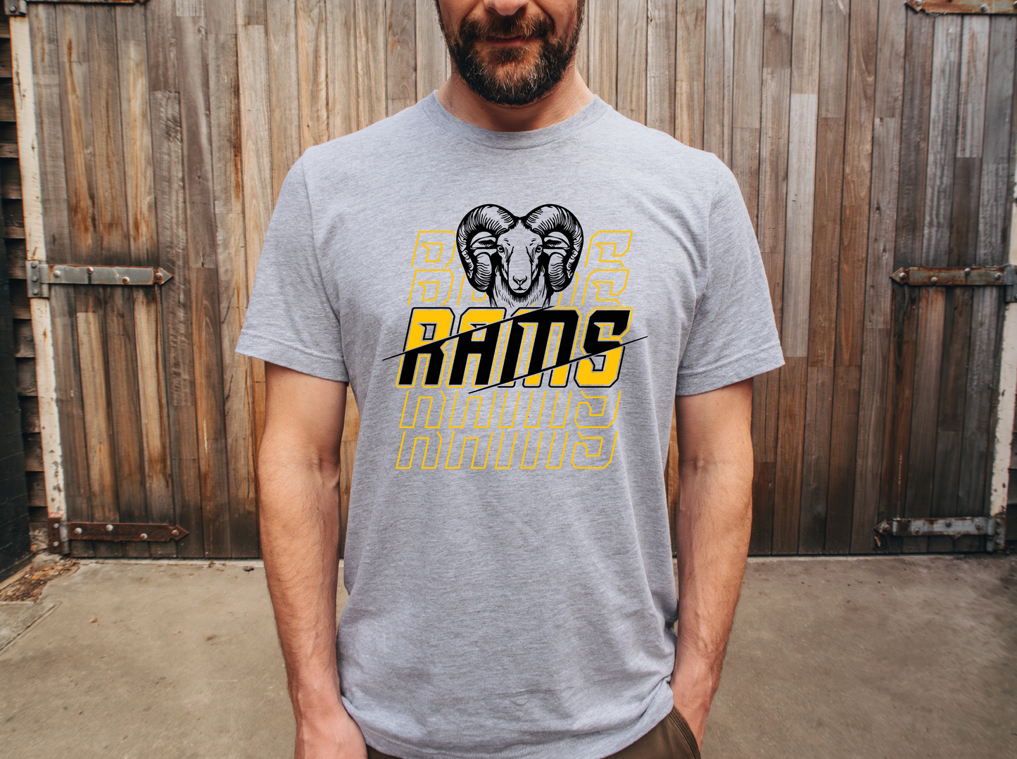 Slanted Rams Stack T-shirt