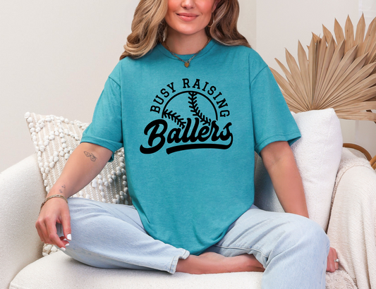 Busy Raising Ballers T-shirt