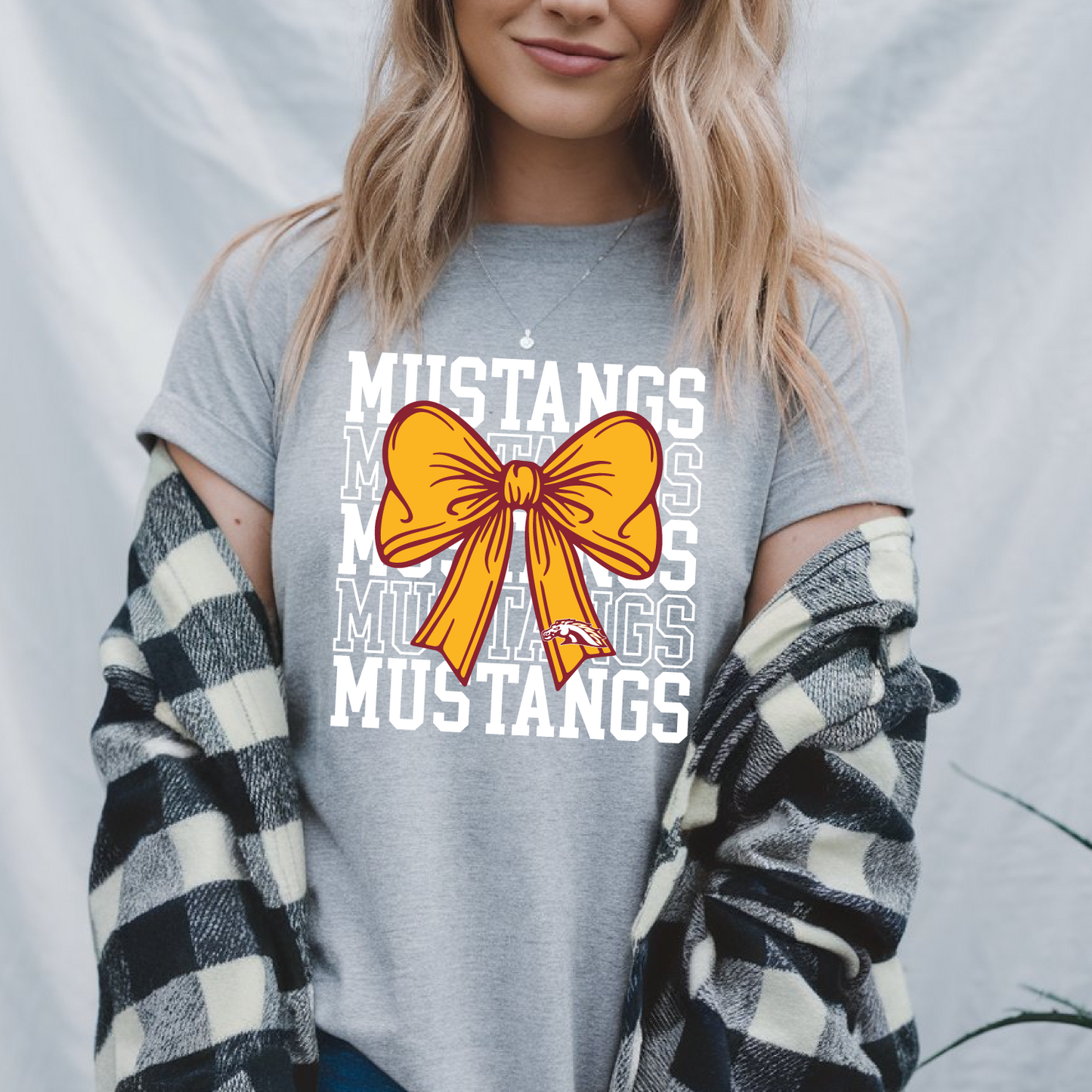 Mustangs Coquette Bow T-shirt