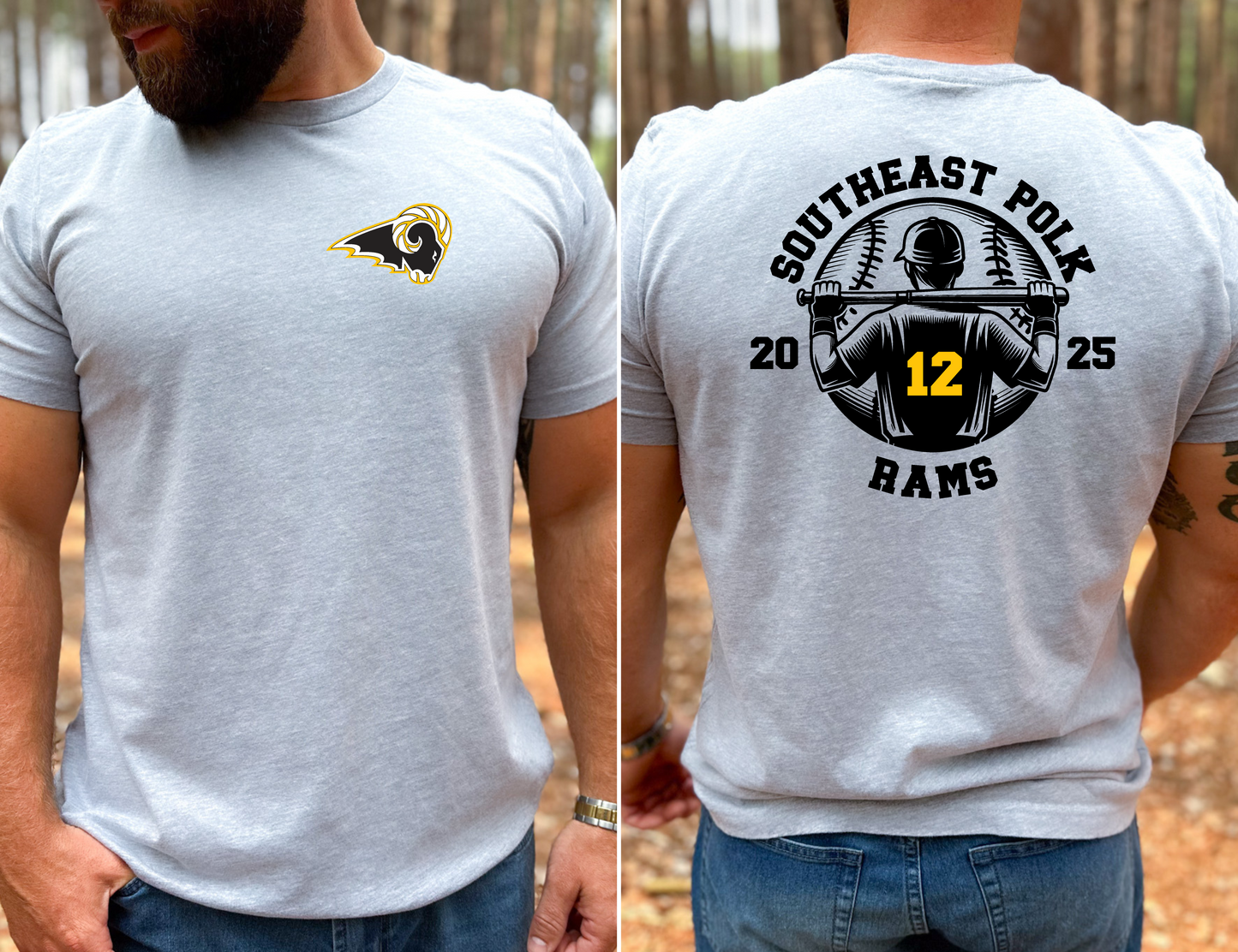 Customized Southeast Polk Baseball T-shirt