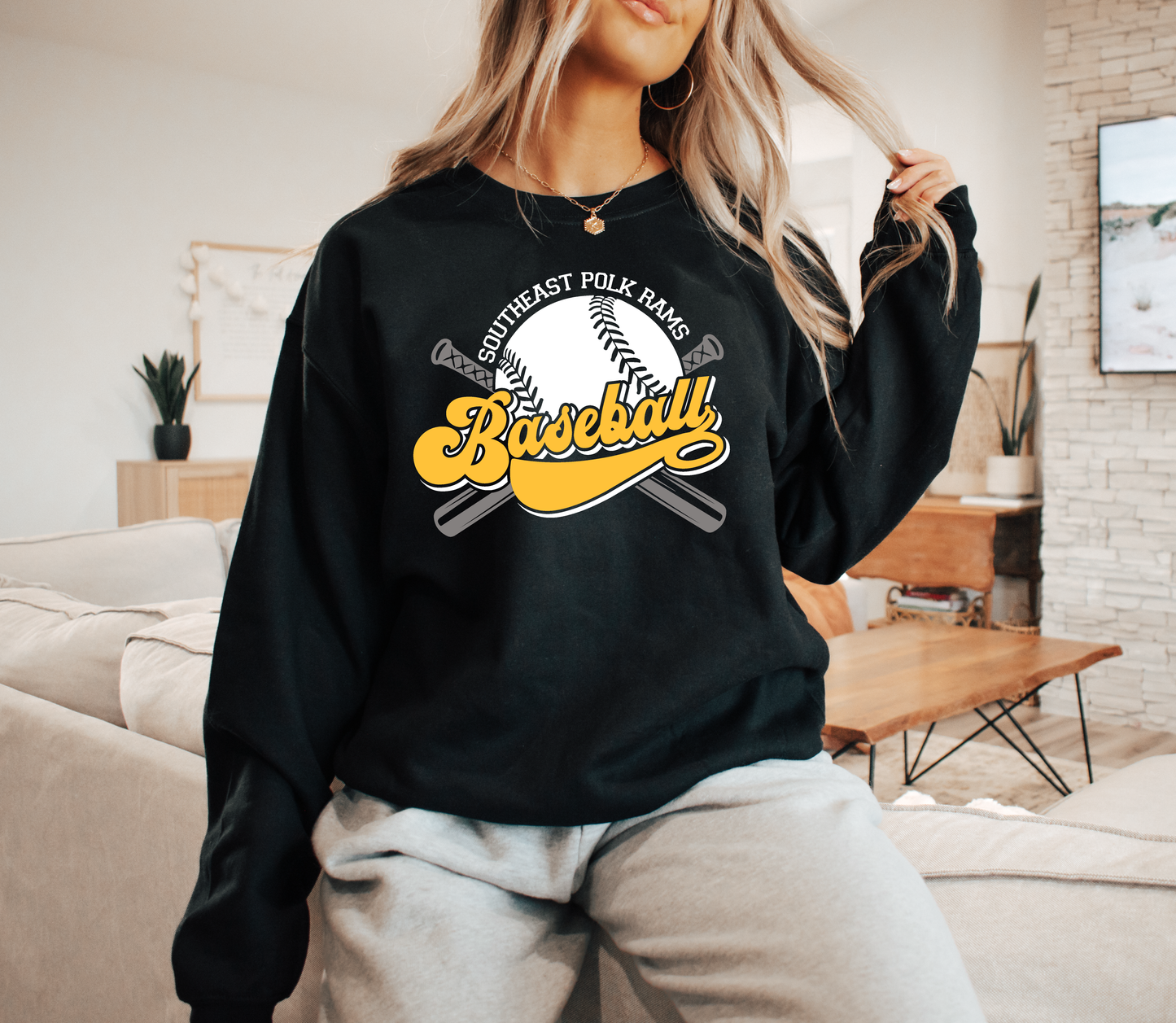 Baseball SEP Rams Sweatshirt