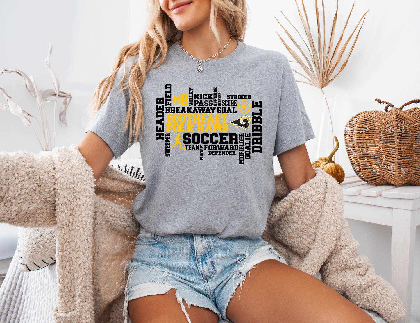 Soccer SEP Rams Collage T-shirt