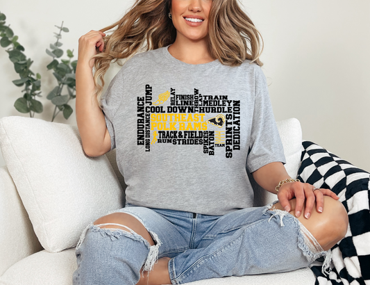 Track & Field SEP Rams Collage T-shirt