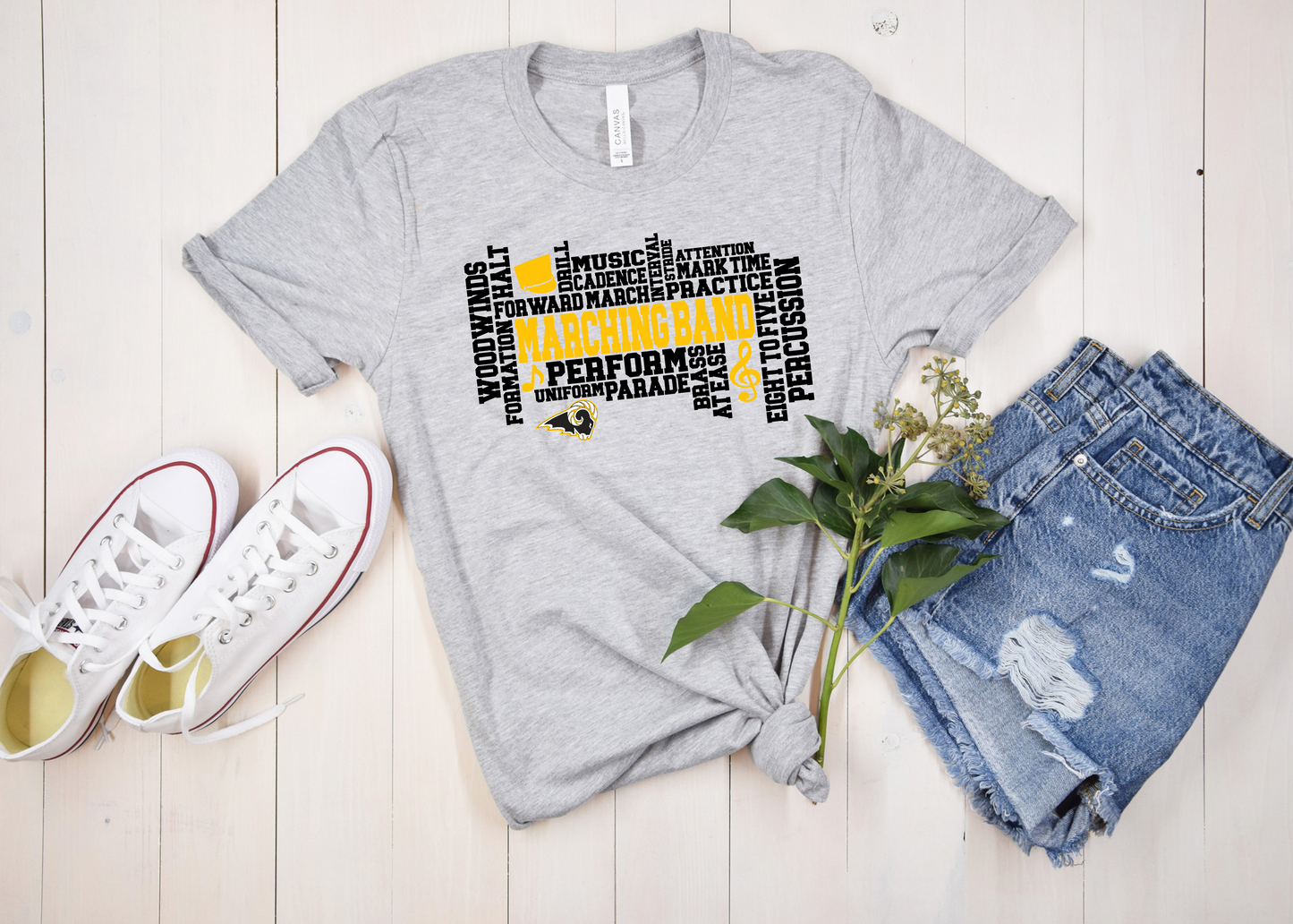 Marching Band SEP Rams Collage T-shirt