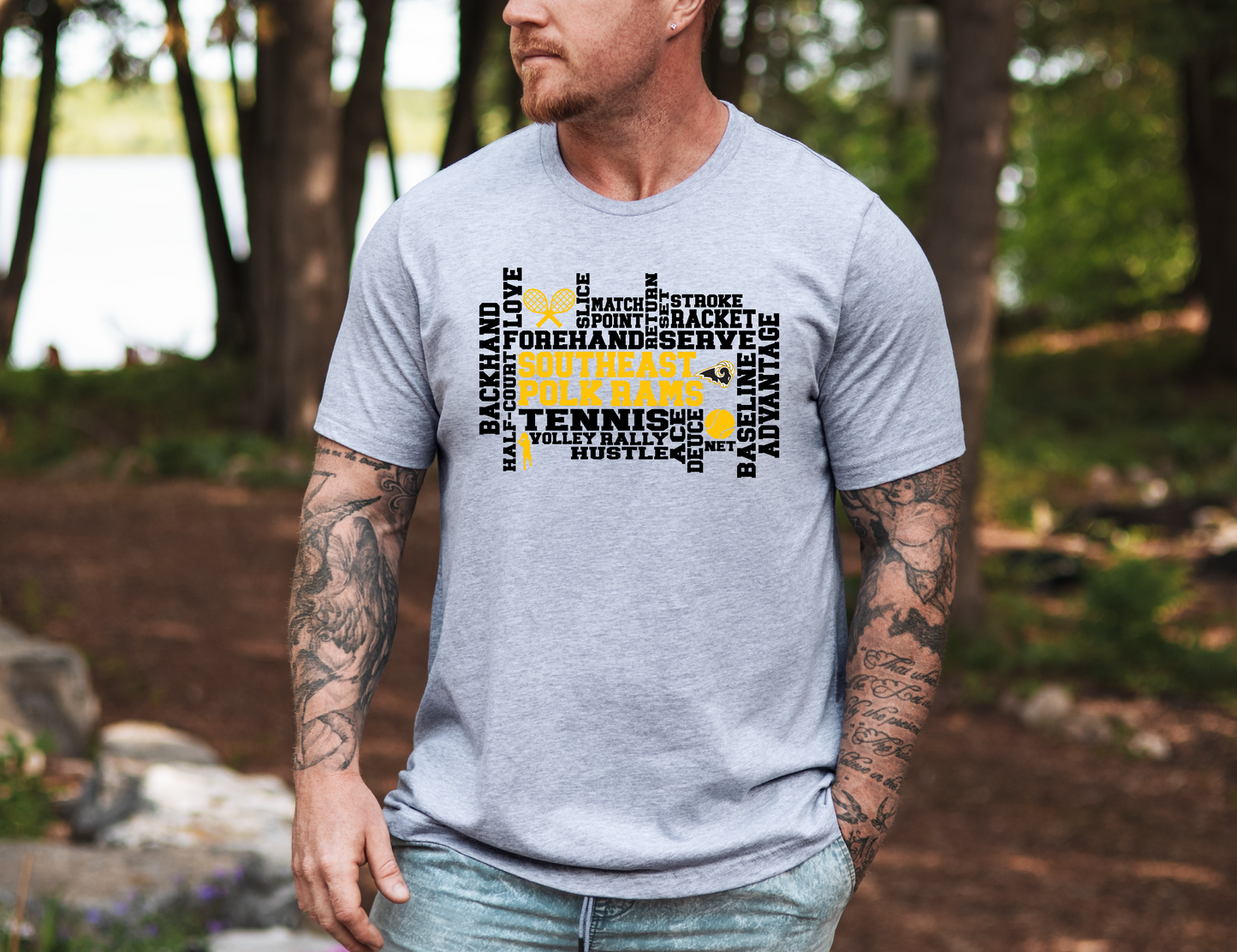 Tennis SEP Rams Collage T-shirt