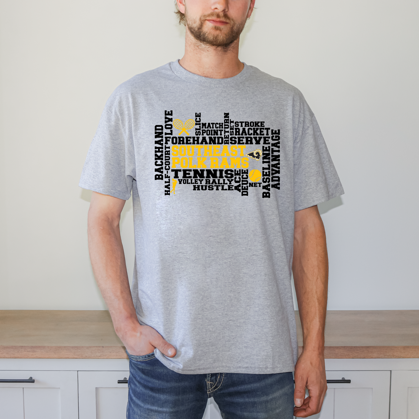 Tennis SEP Rams Collage T-shirt