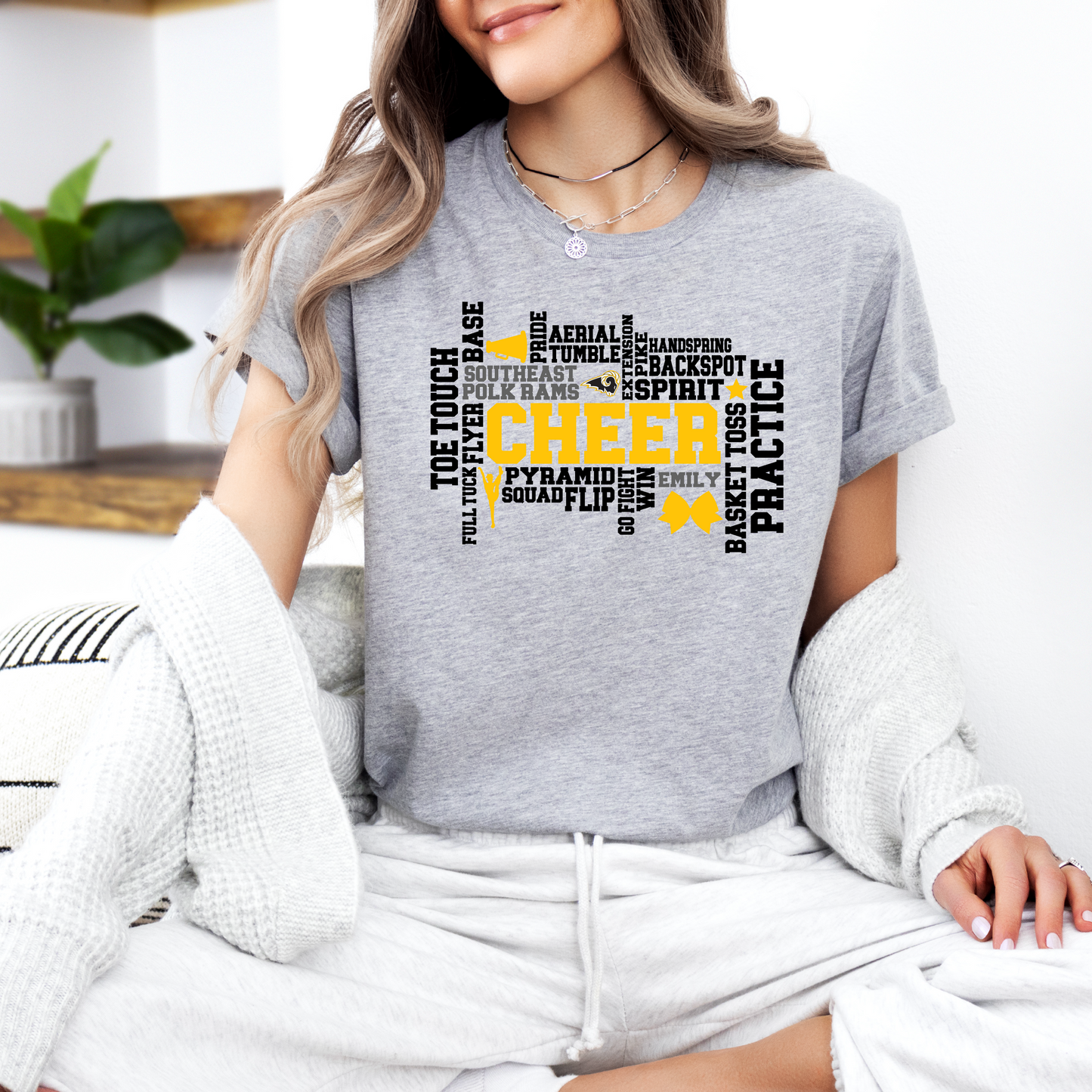 Cheer SEP Rams Collage T-shirt