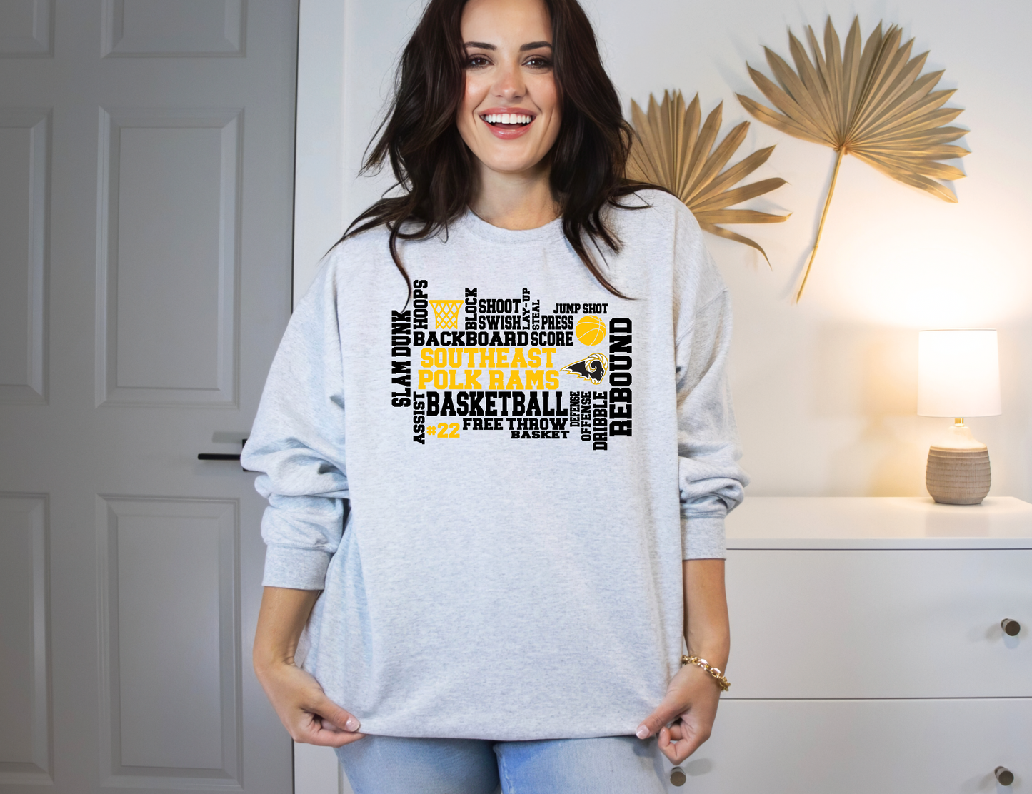 Basketball SEP Rams Collage Sweatshirt