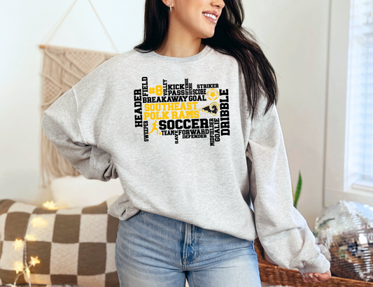 Soccer- Boys- SEP Rams Collage Sweatshirt
