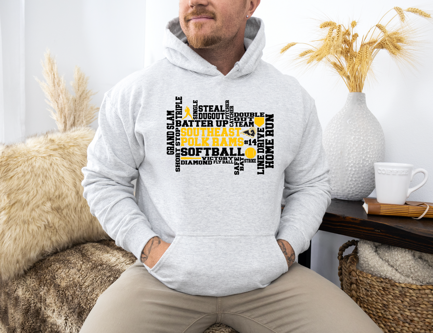 Softball SEP Rams Collage Sweatshirt
