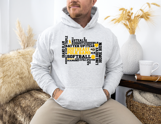 Softball SEP Rams Collage Sweatshirt