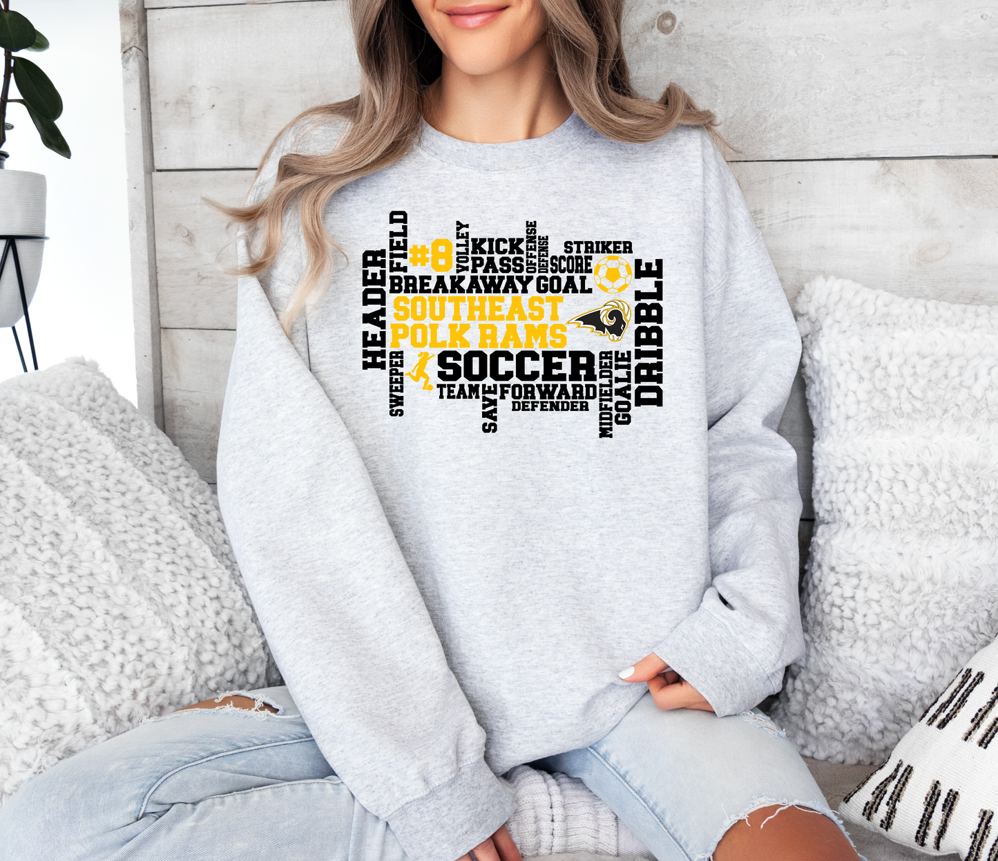 Soccer- Girls- SEP Rams Collage Sweatshirt
