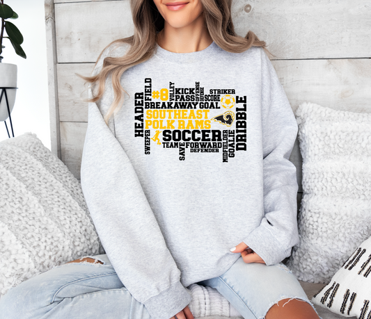 Soccer- Girls- SEP Rams Collage Sweatshirt