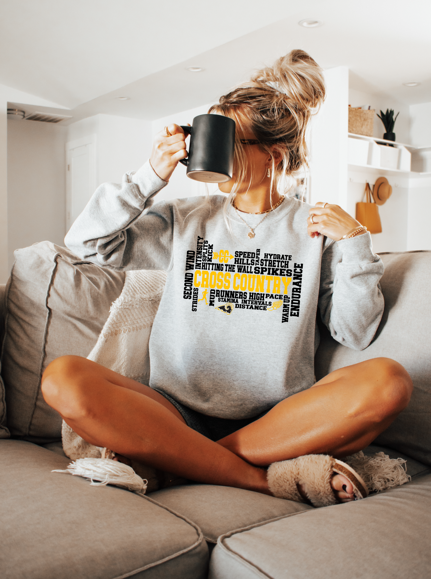 Cross Country- Boys- SEP Rams Collage Sweatshirt
