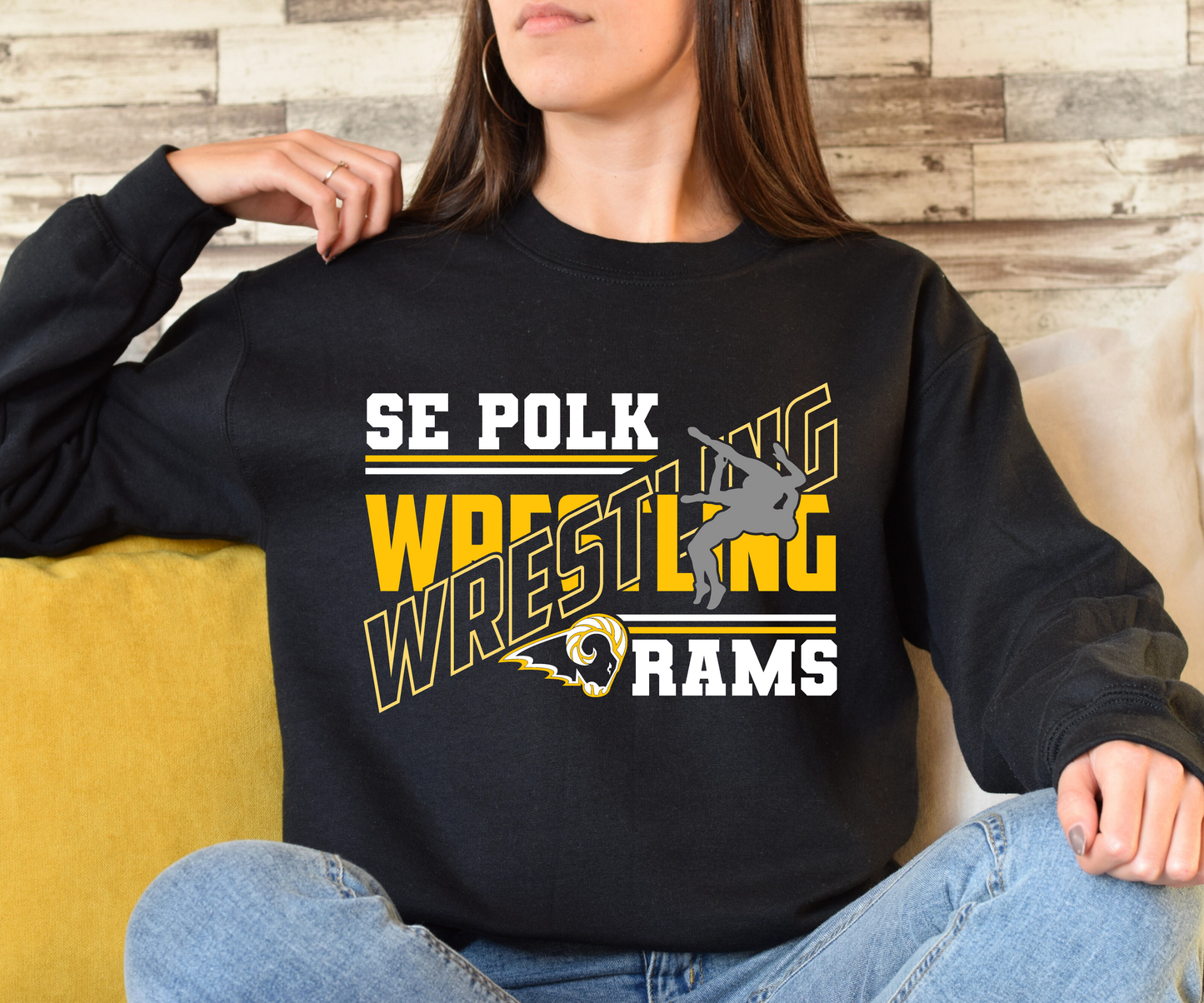SE Polk Slanted Wrestling Sweatshirt