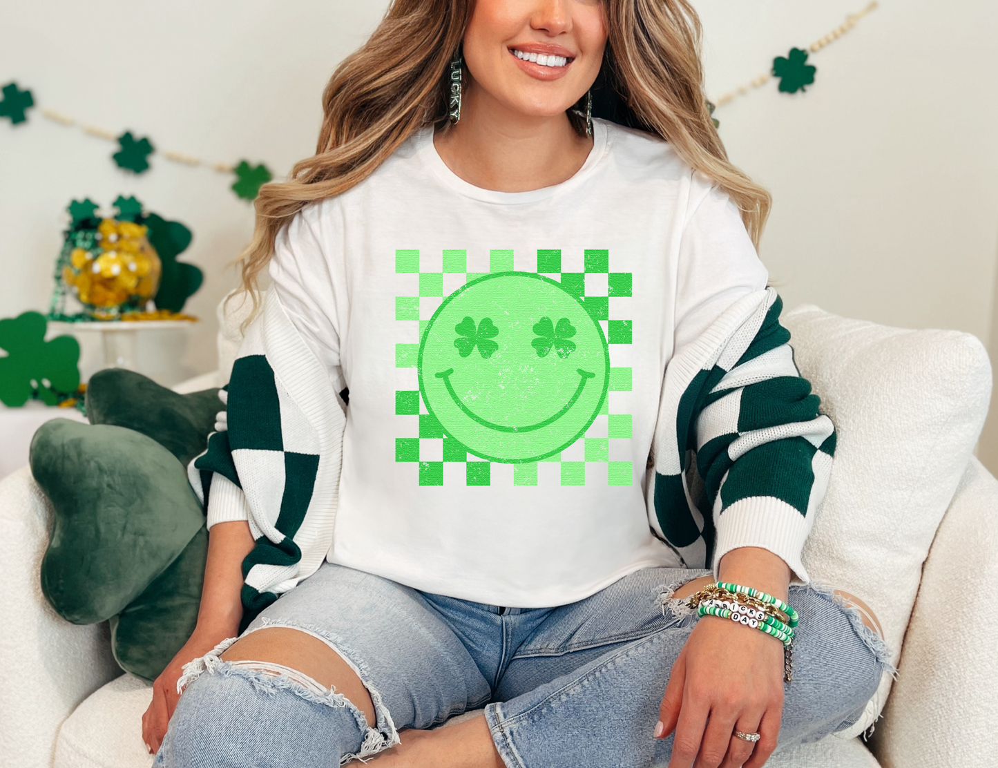 Shamrock Smiley T-shirt