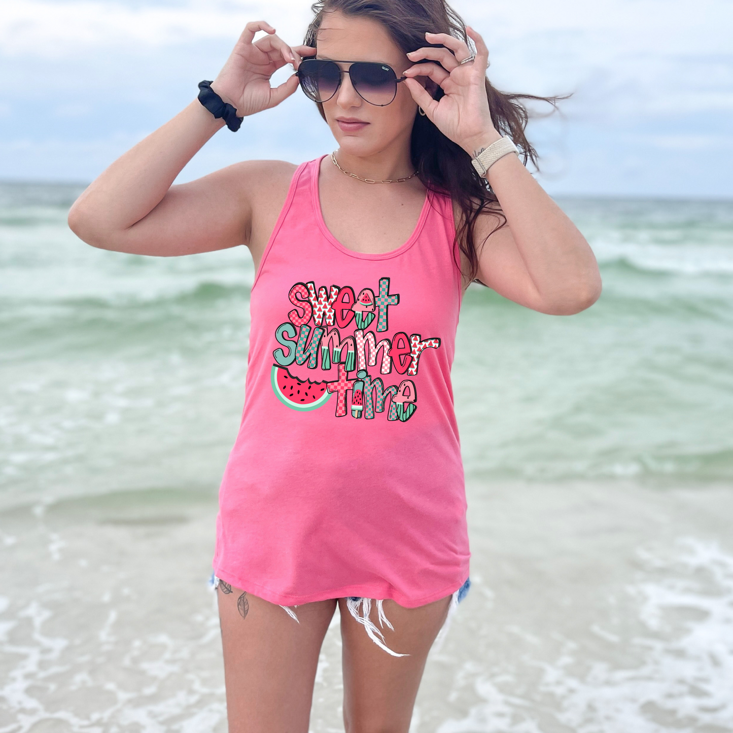 Watermelon Summer Time Tank