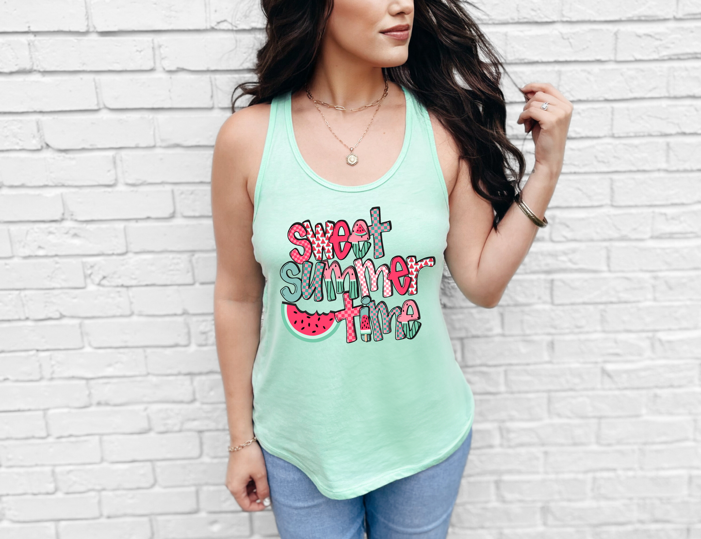 Watermelon Summer Time Tank