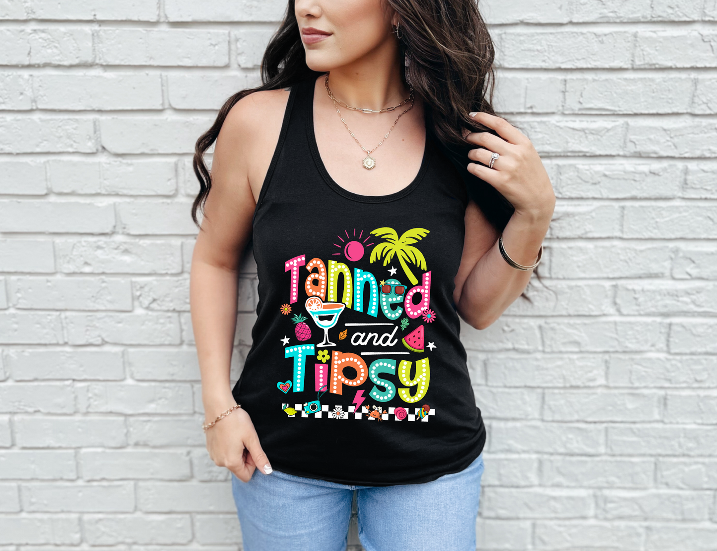 Tanned and Tipsy Tank