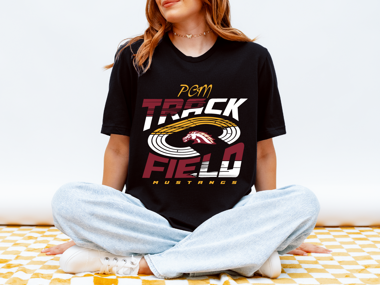 PCM Mustangs Track & Field T-shirt