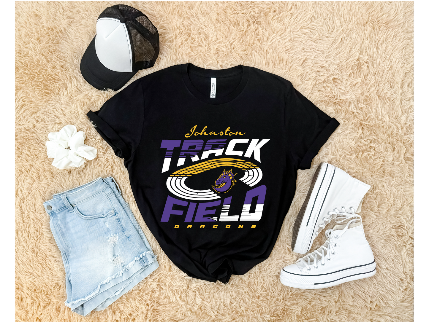 Johnston Dragons Track and Field T-shirt