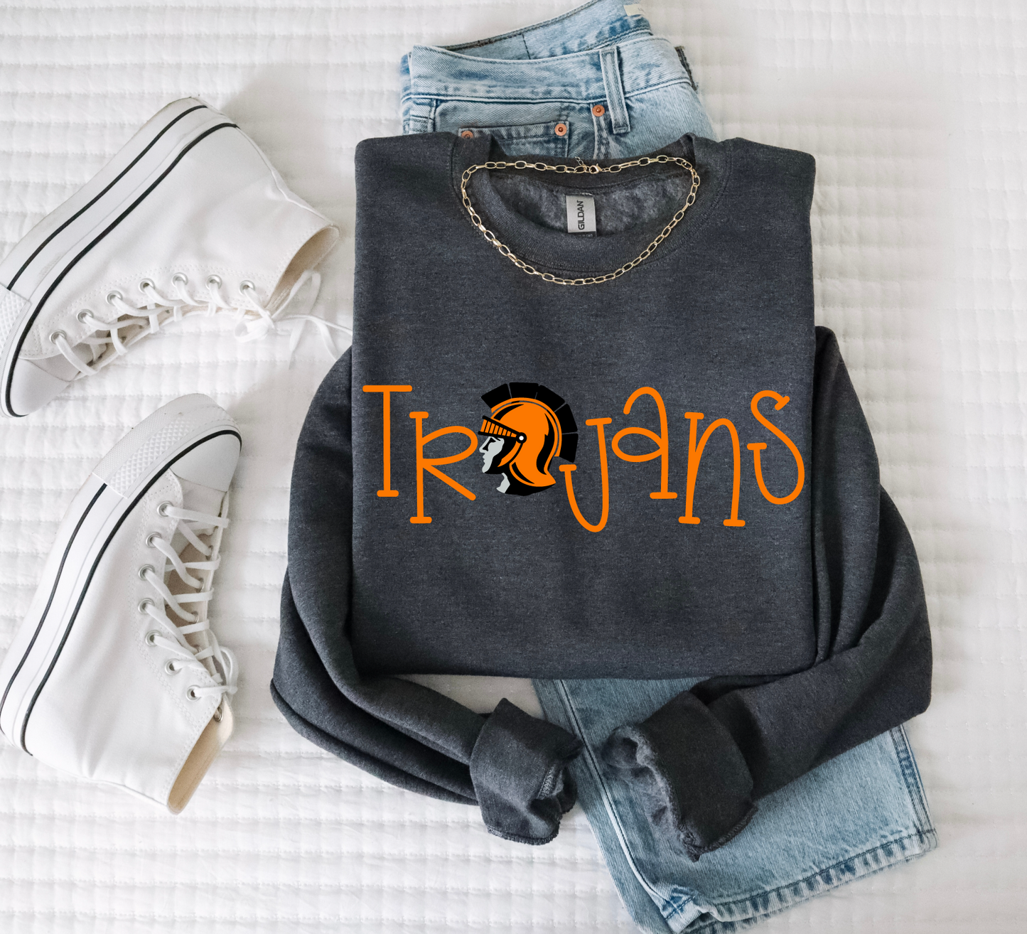 Bouncy Trojans Sweatshirt