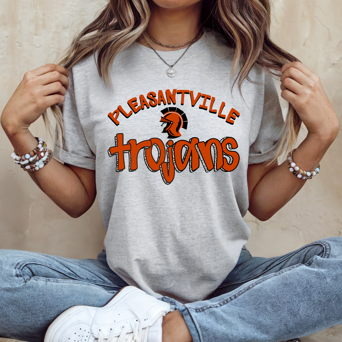 Pleasantville Trojans Dalmatian T-shirt