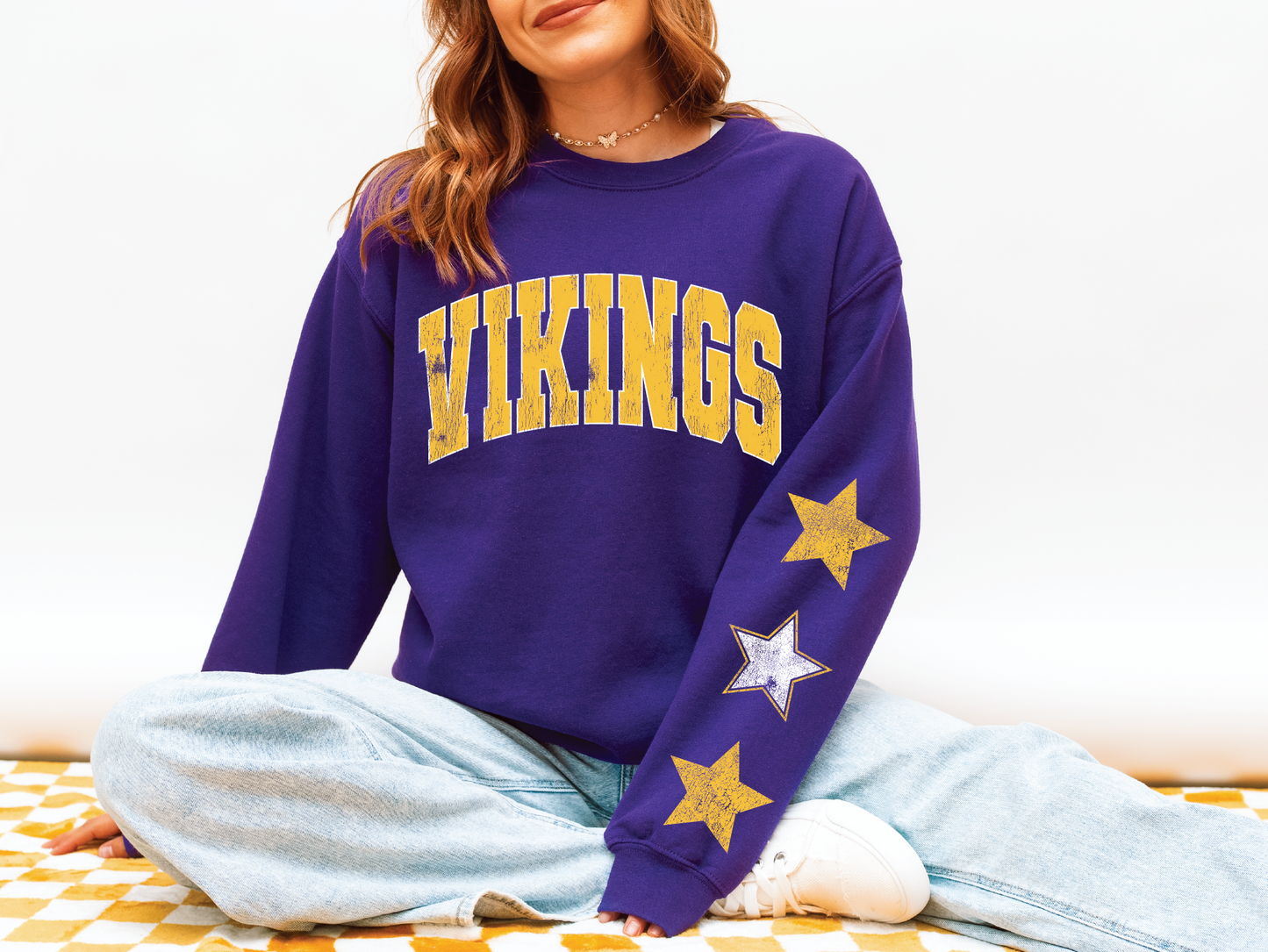 Vikings Star Sleeve Sweatshirt