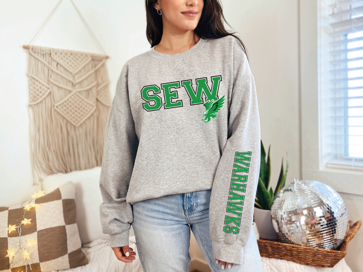 SEW Warhawks Initials Sweatshirt