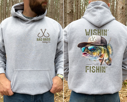 Wishin' I Was Fishin' Sweatshirt