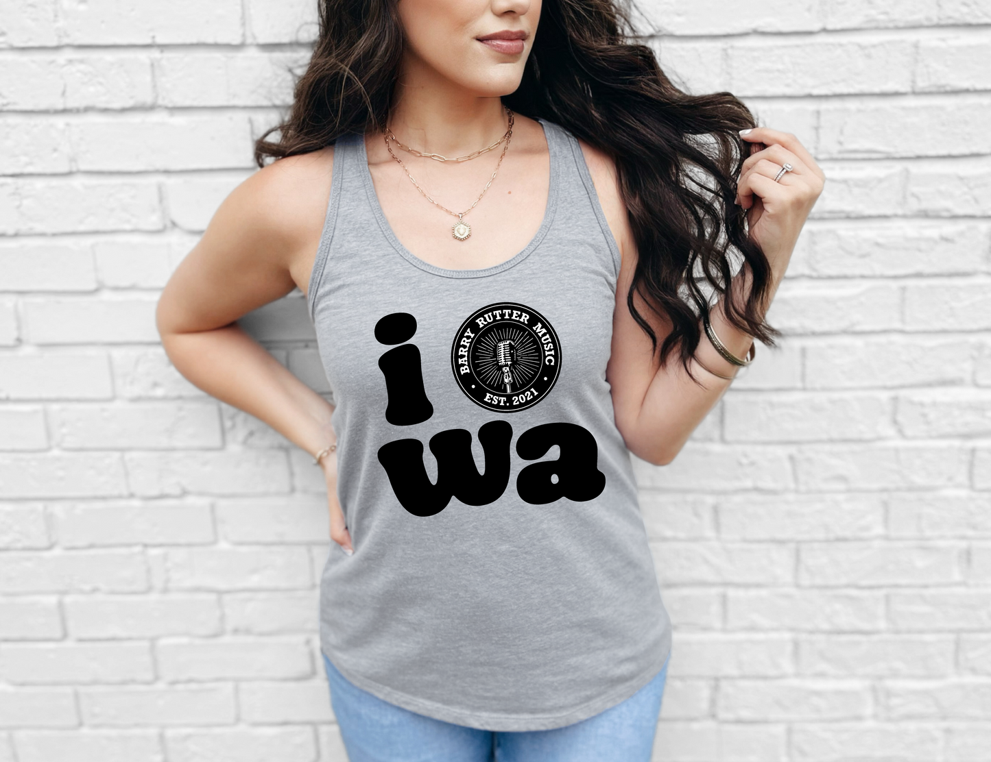 Barry Rutter Music Iowa WOMENS Tank