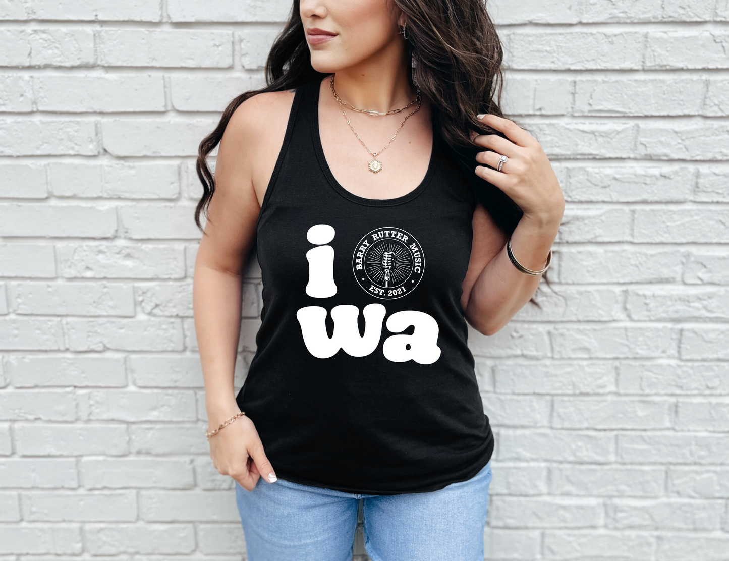 Barry Rutter Music Iowa WOMENS Tank