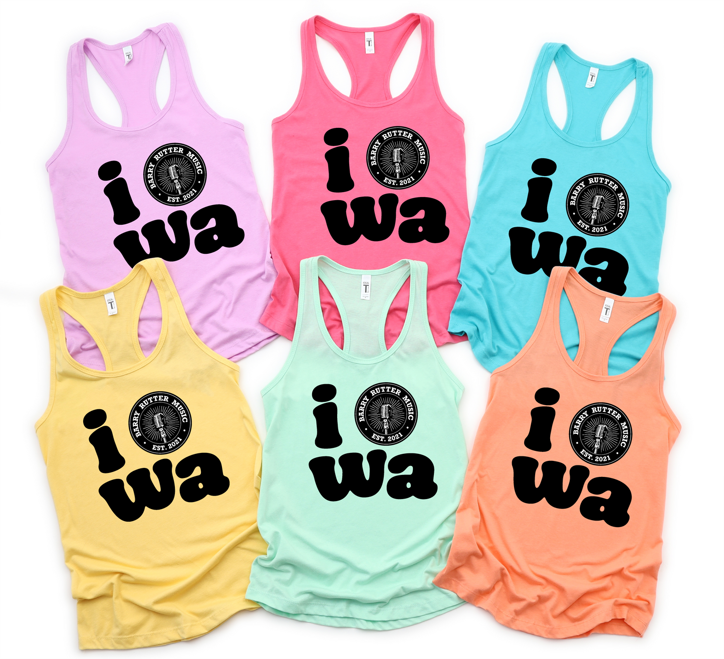 Barry Rutter Music Iowa WOMENS Tank