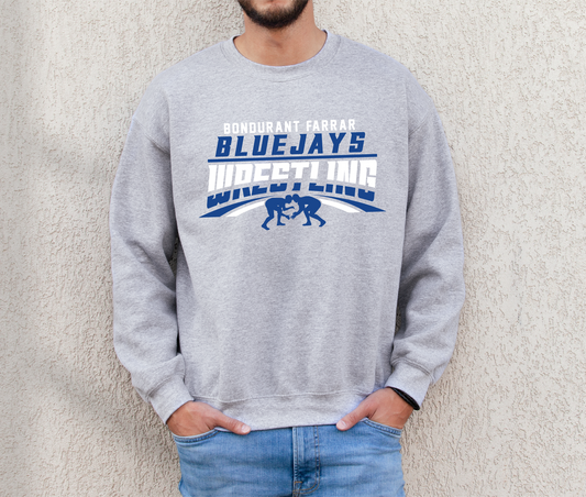 Bondurant Farrar Bluejays Wrestling Sweatshirt