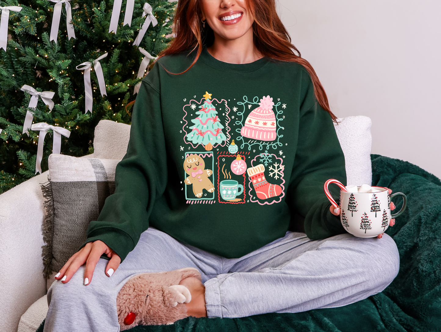 Christmas Coquette Sweatshirt