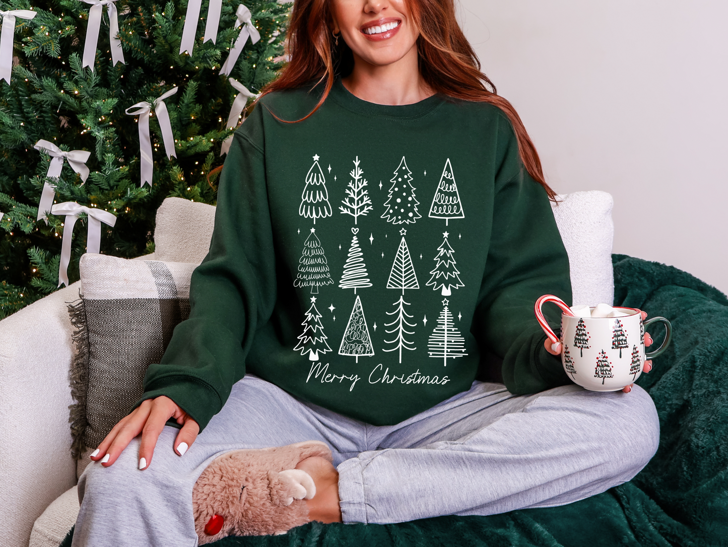 Christmas Tree Stack Sweatshirt