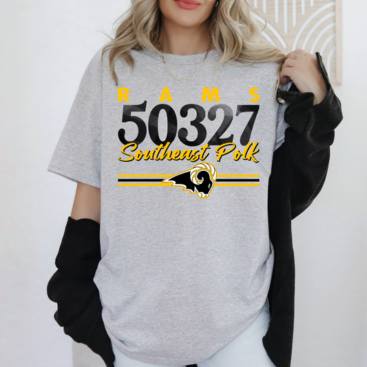 SEP Rams Zip Code T-Shirt