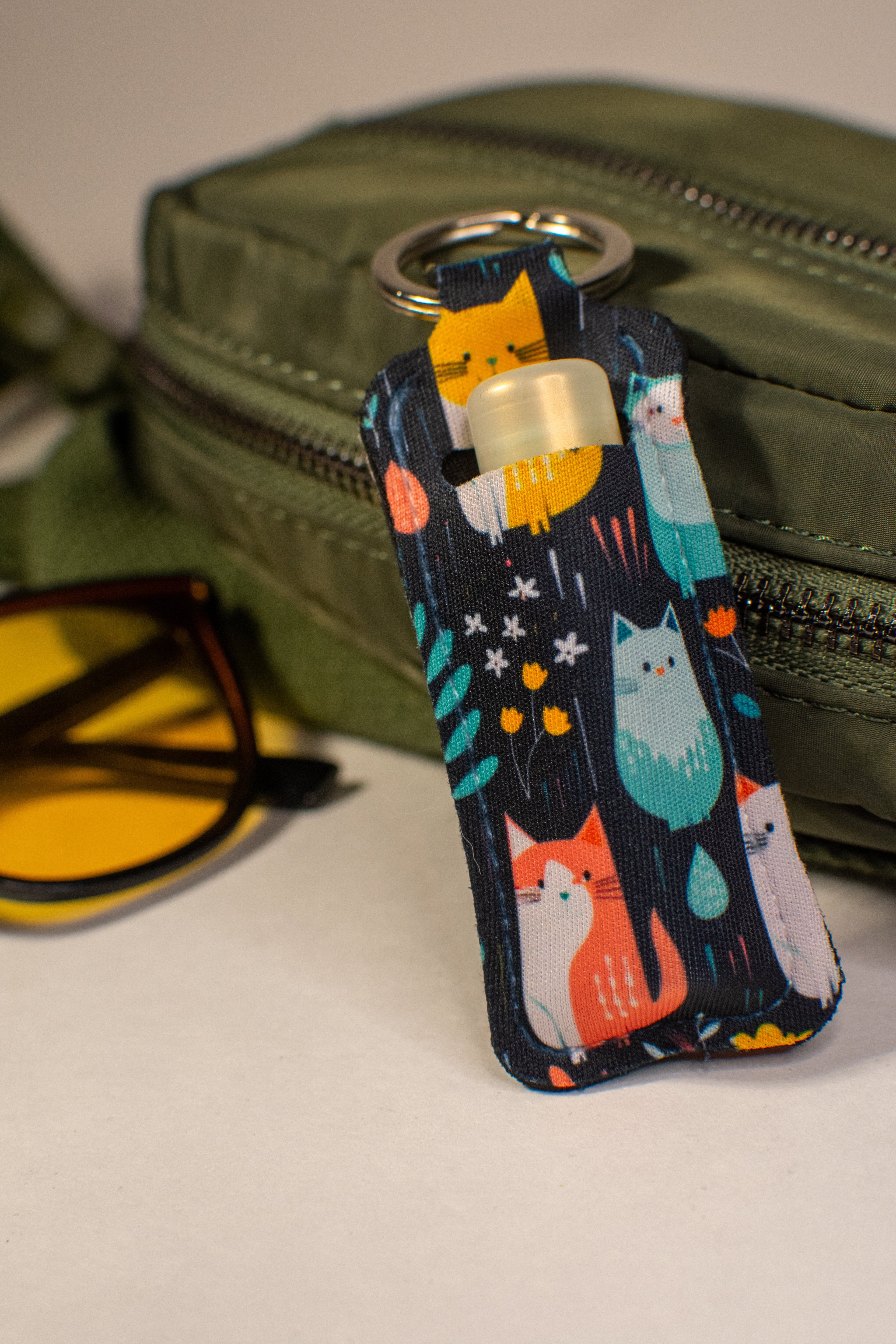 Chapstick/Lip Balm Keyrings
