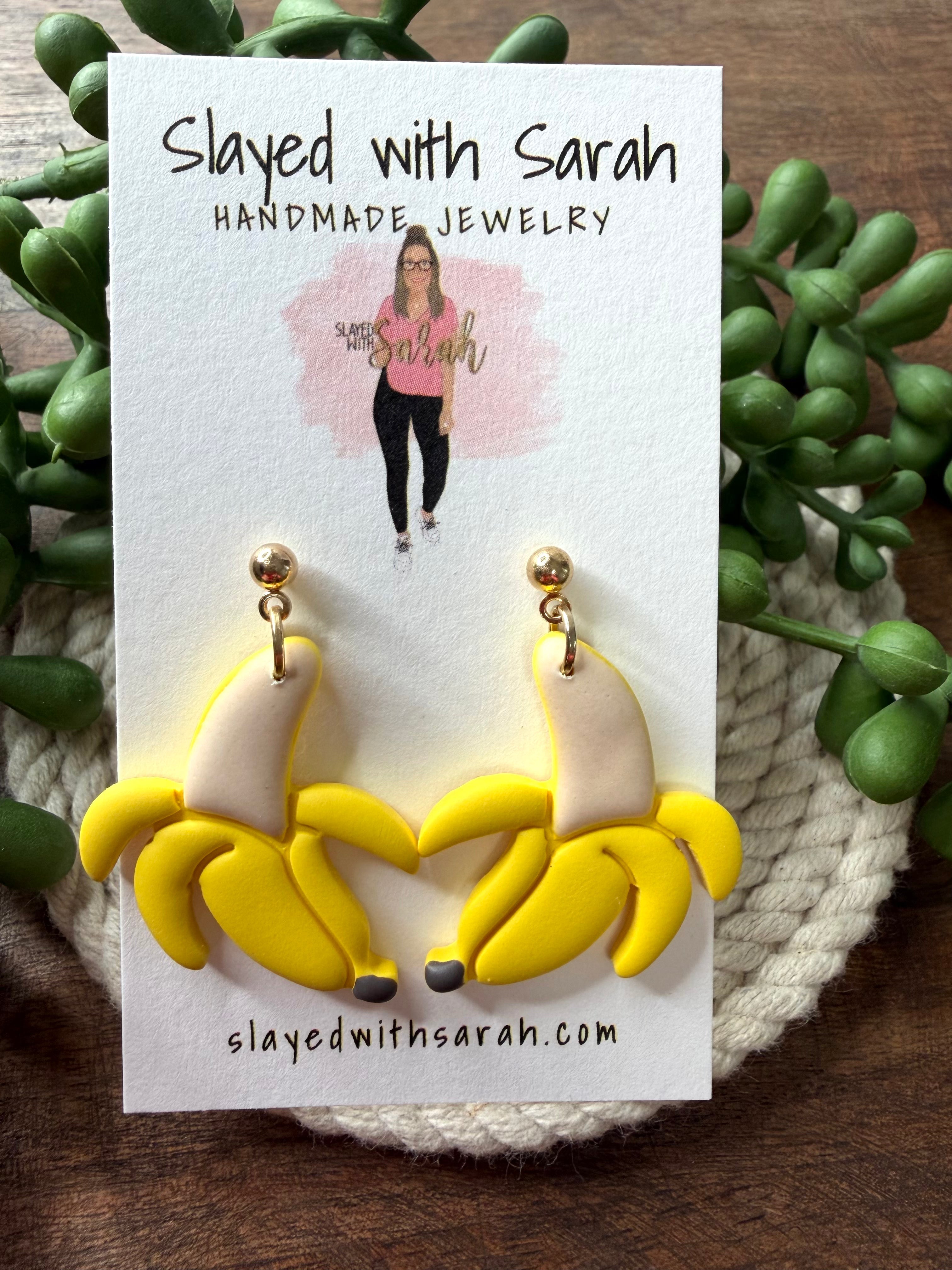 Polymer Clay Earrings by Slayed with Sarah