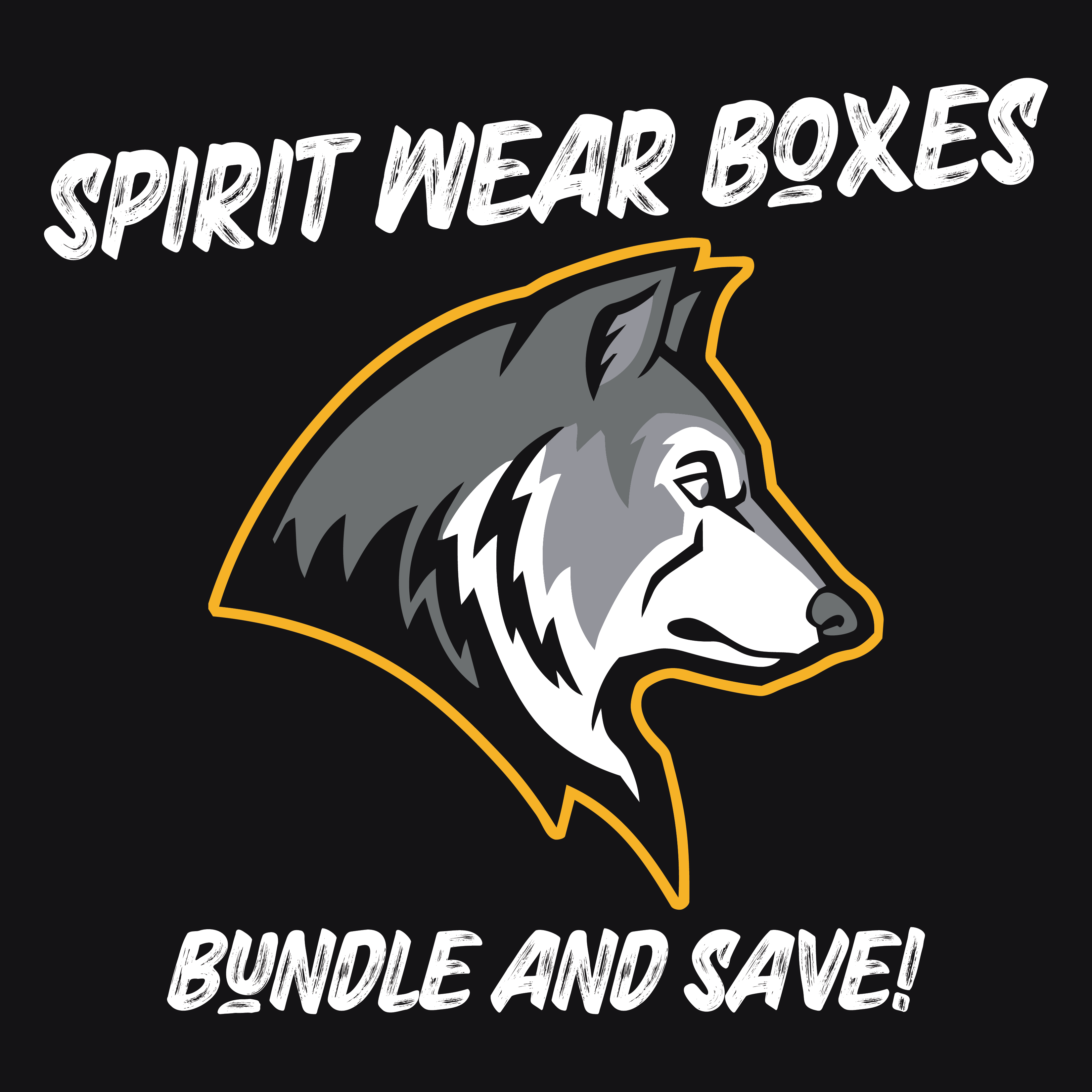 Winterset Huskies Spirt Wear Boxes