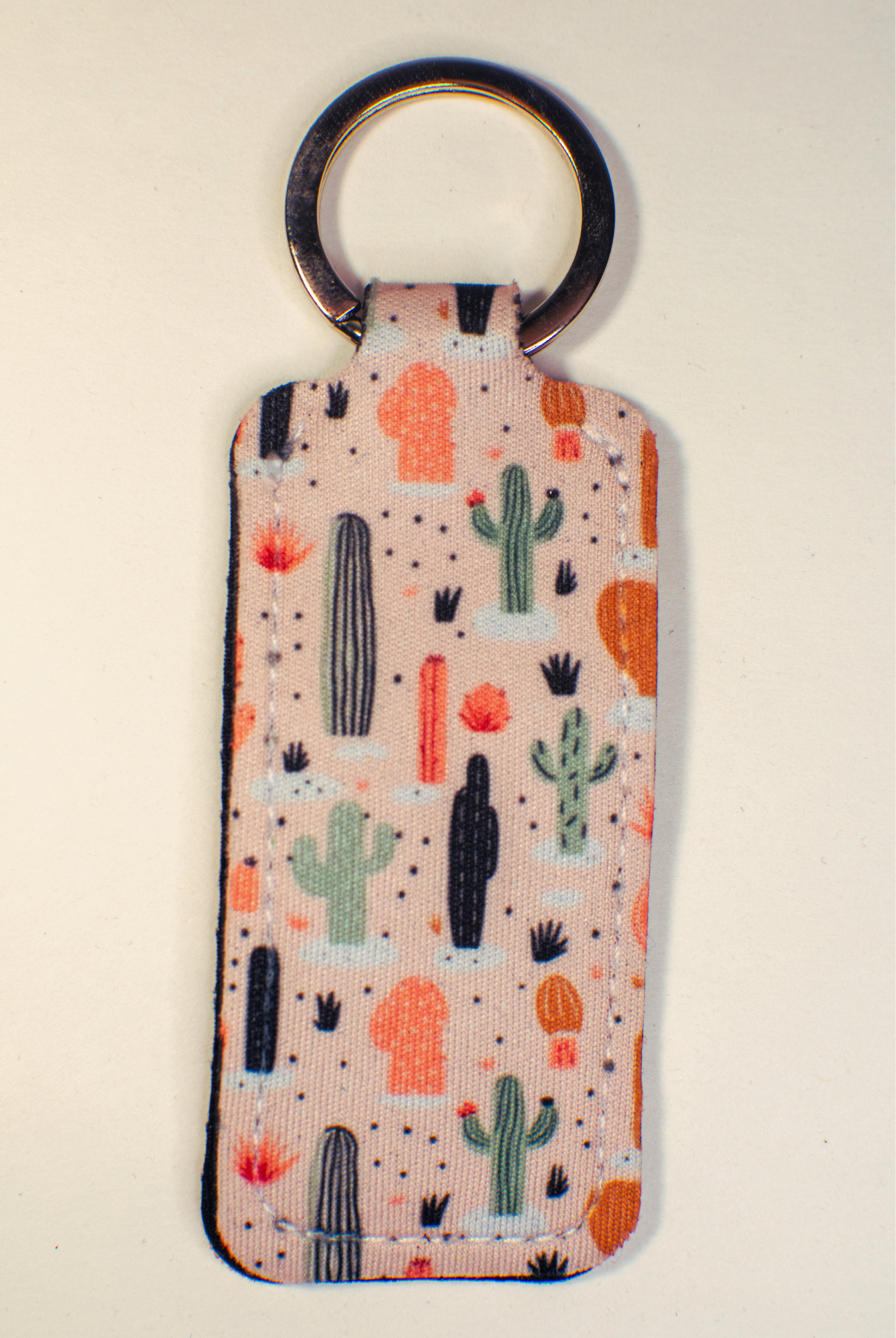 Cactus Lip Balm Keychain