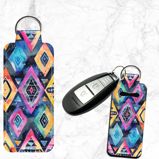 Aztec Lip Balm Keychain