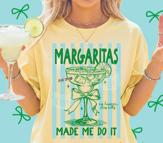 Margaritas Made Me Do It T-shirt