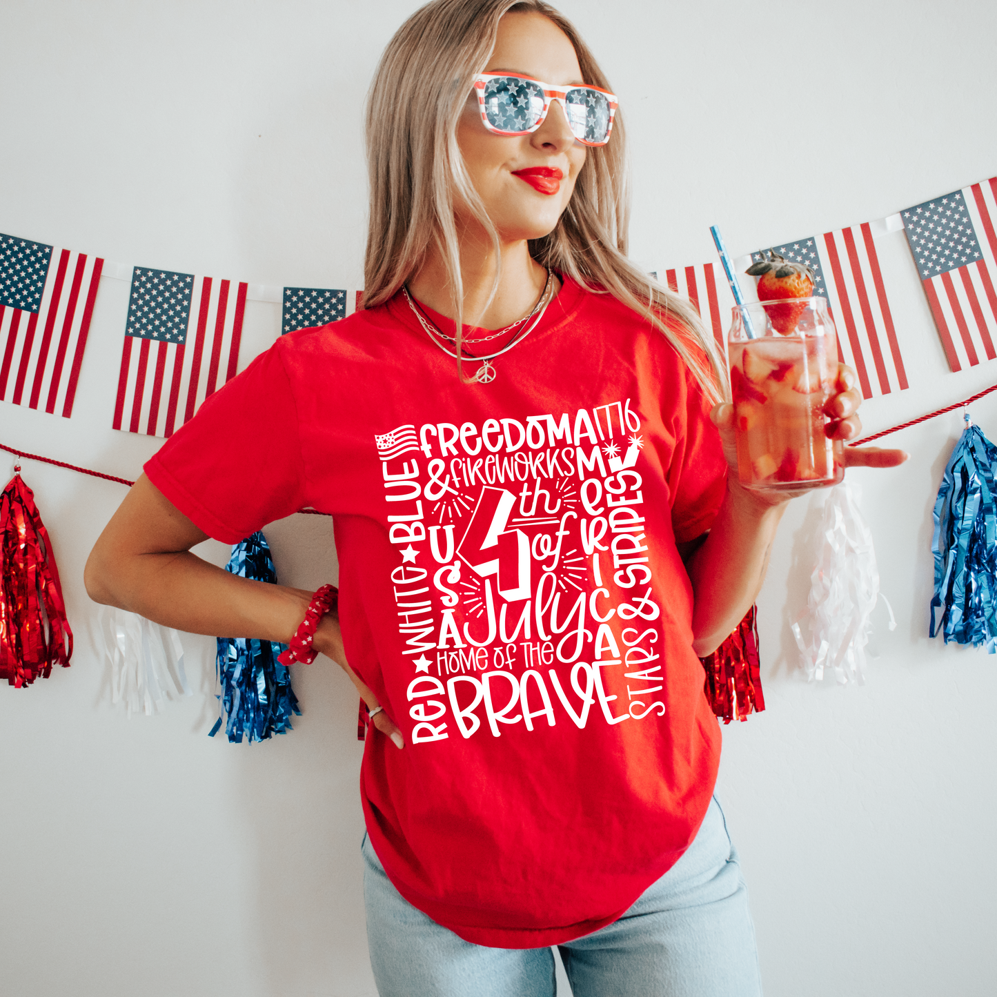 4th of July Doodle T-shirt