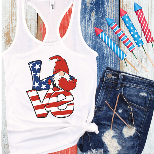 Gnome Lovin Patriotic Tank