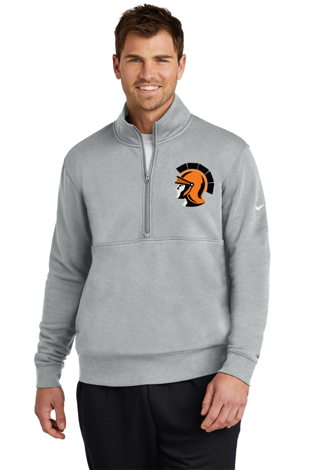 Pleasantville Trojans Nike 1/2 Zip Sweatshirt